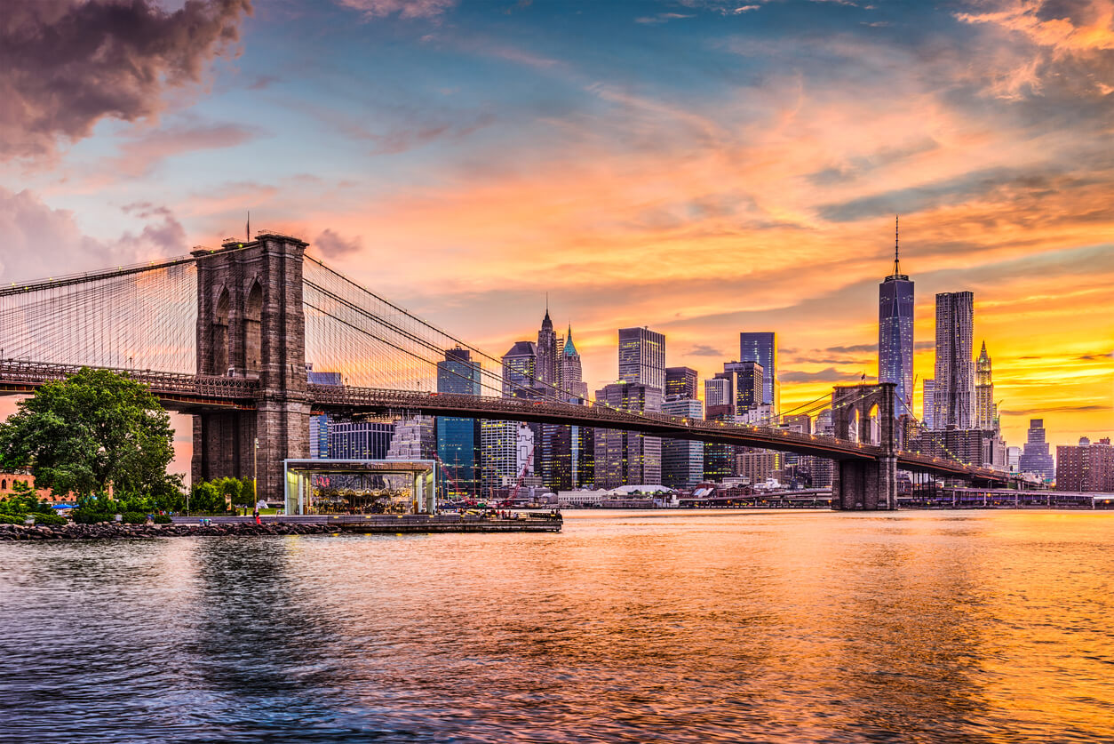 Nueva York al atardecer