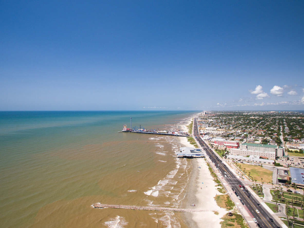 Playas de la costa de Texas