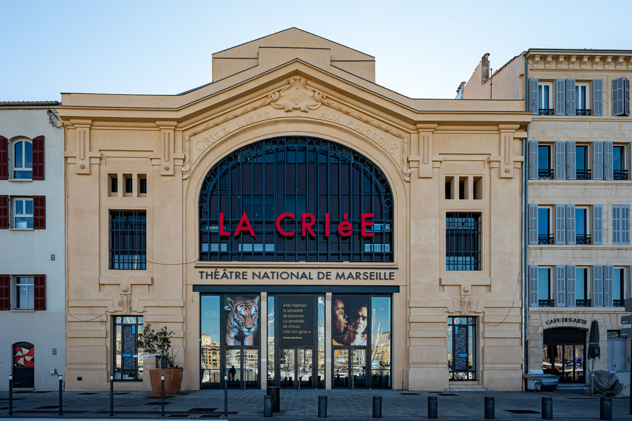 Fachada del Théâtre de la Criée, Marsella